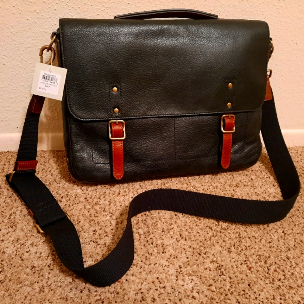 Fossil Defender Portfolio Black